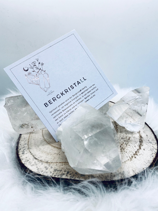 Große Bergkristallspitzen - Mit Geschenkbox und Karte